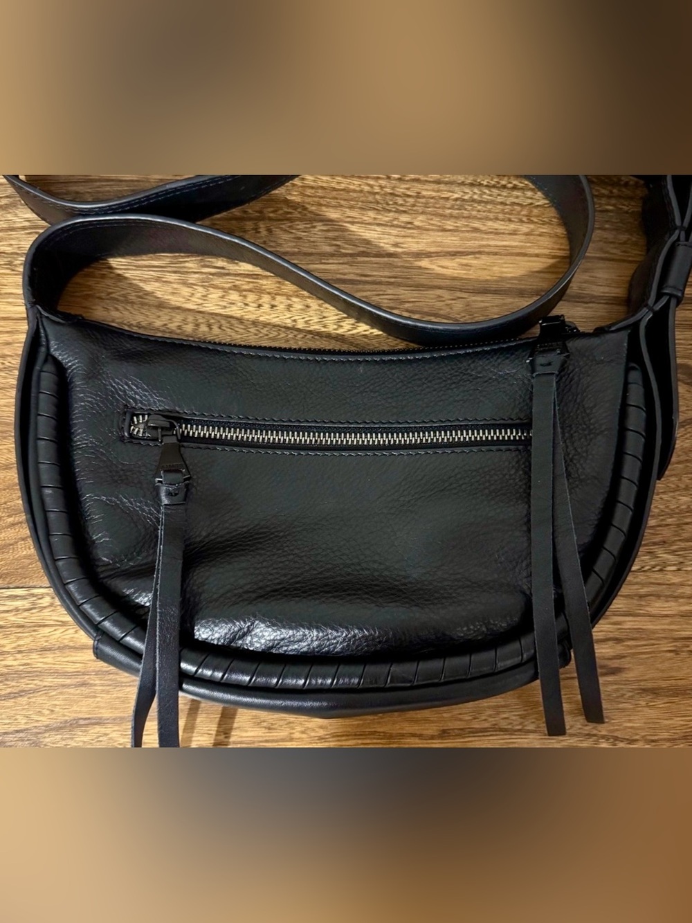 Aimee Kestenberg Black Leather Cloud Nine Handbag